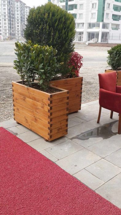 Ahşap Saksı 9245