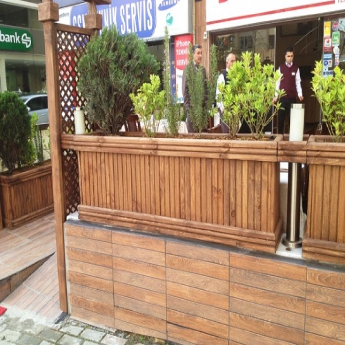 Ahşap Saksı 9225